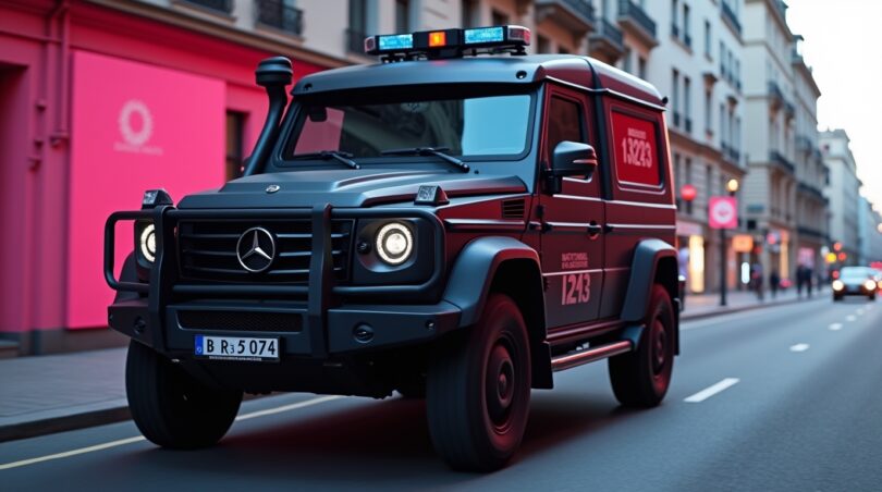 voiture de la bri de la gendarmerie