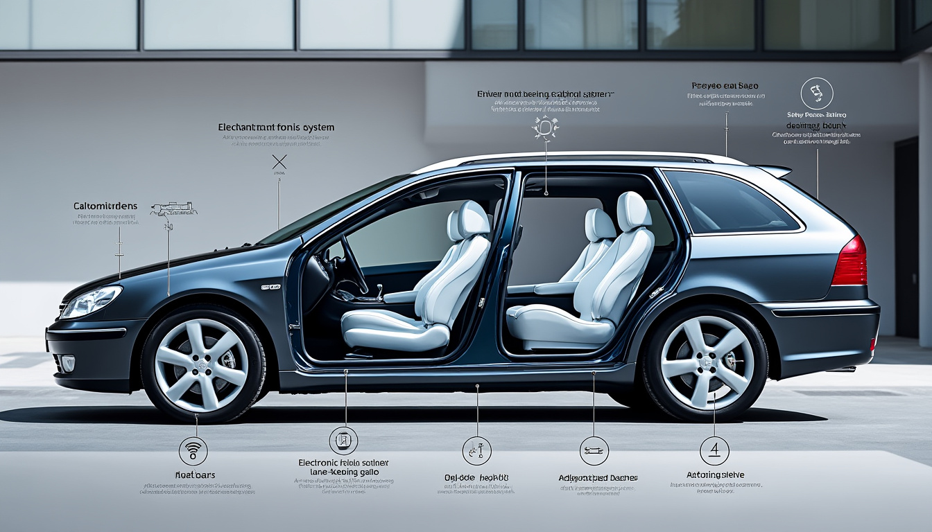 découvrez les technologies de pointe embarquées dans la nouvelle peugeot 406 wagon : innovations, confort et sécurité pour une expérience de conduite sans précédent.