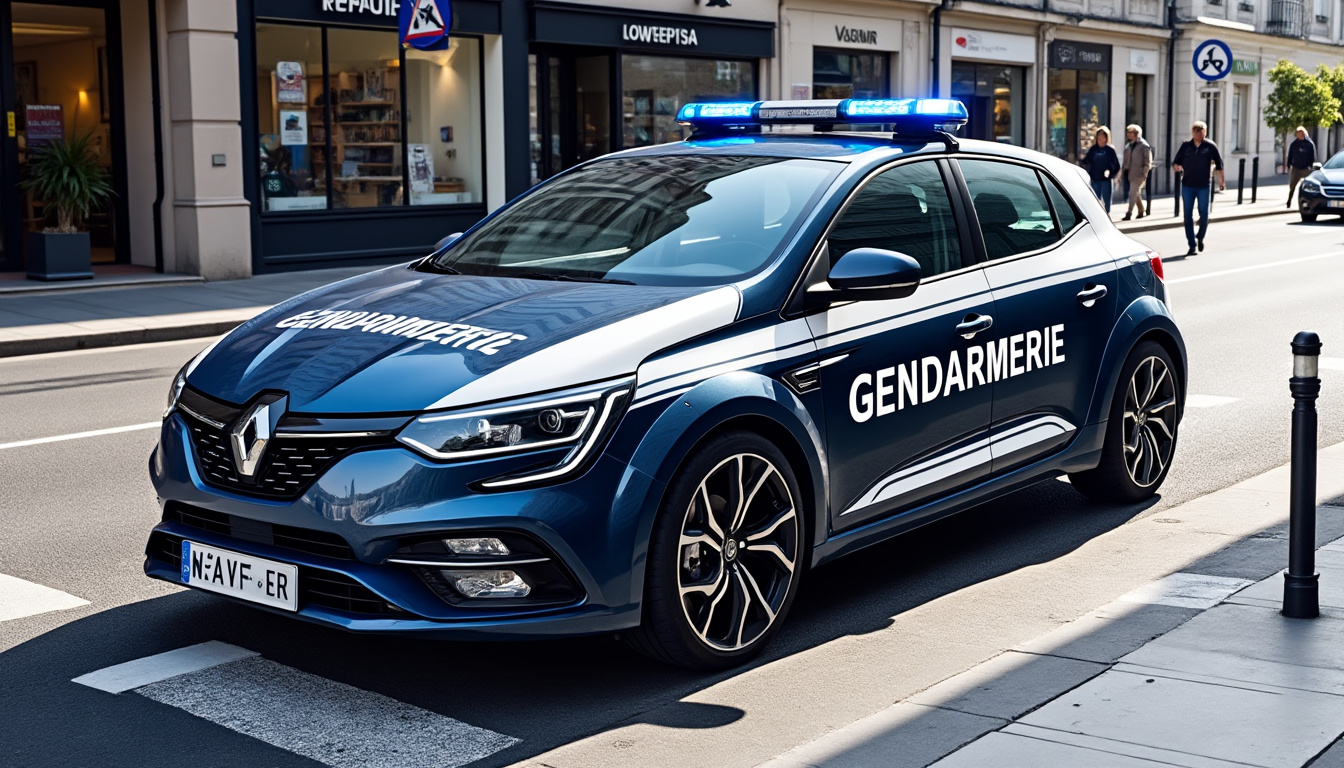 découvrez comment la renault megane 3 rs bleue incarne la modernité de la gendarmerie française. performances, technologie et sécurité : tout sur ce véhicule emblématique des forces de l'ordre.