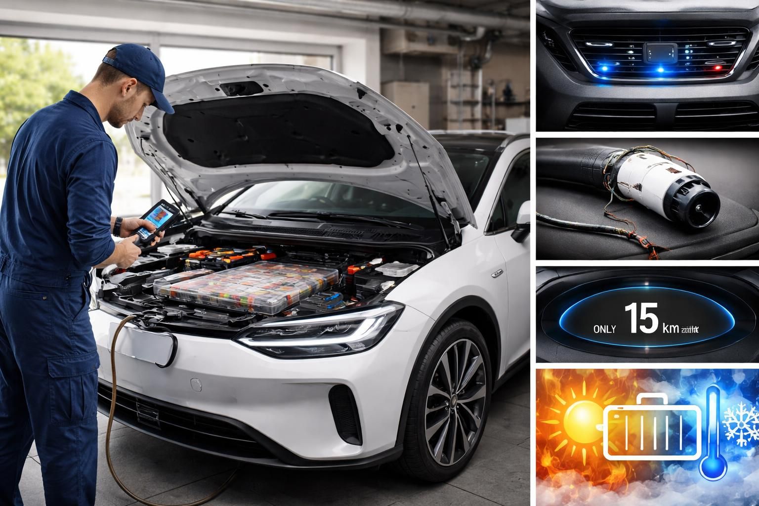 découvrez les principales causes d'une faible tension de batterie dans une voiture électrique et comment les identifier pour éviter les pannes.