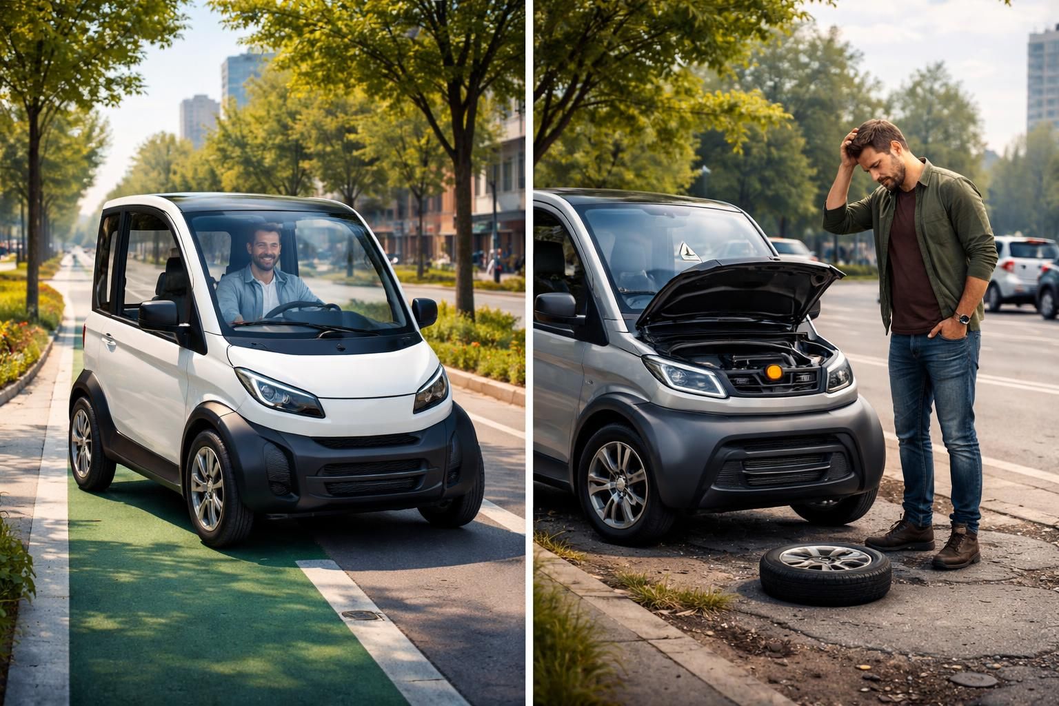 découvrez les avantages et inconvénients des quadricycles électriques pour adultes, un moyen de transport écologique, pratique et sûr, idéal pour la mobilité urbaine.